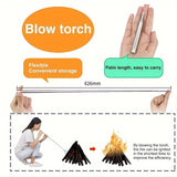 Telescopische Vuurblaaspijp - Handig en Duurzaam voor Outdoor Vuur