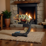 Prehistorisch Glow Decoratiebeeld - Mystieke Sfeermaker voor Thuis