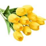 Set van 10 Kunstmatige Witte Tulpen – Perfect voor Bruiloften, Fotografie en Interieurdecoratie