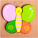 Houten leerpuzzel voor peuters – OntdekSet Montessori (1+1 GRATIS)