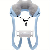 ReisLuxe Verstelbare Neksteun met Telefoonhouder - Voor Comfort en Gemak