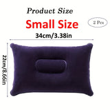 Opblaasbare Kussens voor Camping en Reizen - Set van 2 Zachte, Draagbare Kussens