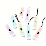 Mini Macaron Fakkelset – 12 Heldere Kleuren in Draagbaar Ontwerp