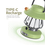 SnailGlow Draagbare Campinglamp – USB Oplaadbaar Nachtlampje