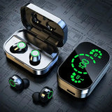 Soniq - UltraBass Draadloze Oordopjes – Sportieve In-Ear Koptelefoon met Oplaadcase