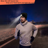 Unisex Beanie met LED Licht – Handige Verlichting voor Avondwandelingen