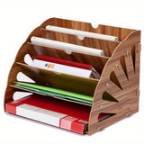 WoodFlow A4 Organizer – Stijlvolle Opslag voor Elk Bureau