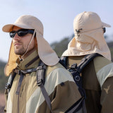 UV-Beschermende Truckerhoed met Nekflap - Ademend en Comfortabel voor Zomeractiviteiten