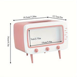 RetroTV Tissuebox Houder - Multifunctionele Tissue Dispenser met Telefoon Dock