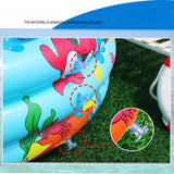 Opblaasbaar Zwembad voor Kinderen - Gezellig Spelen in de Zomerzon