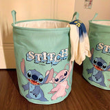 Stitch-Themed Opvouwbare Wasmand - Ruime Polyester Organisator met Handvatten