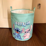 Stitch-Themed Opvouwbare Wasmand - Ruime Polyester Organisator met Handvatten