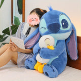 Kawaii Stitch Pluche Knuffel - Schattige Cartoon Slaappop voor Bedtijd en Versiering