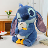 Kawaii Stitch Pluche Knuffel - Schattige Cartoon Slaappop voor Bedtijd en Versiering