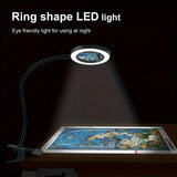 LED Vergrootglas Lamp met Klem – Perfect voor Handen-vrij Werk en Precisie