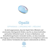 Halsketting met kruis van natuurlijke edelstenen – Seraphina