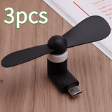 Mini Draagbare Telefoon Ventilators – Type-C Connector met Verstelbare Hoek