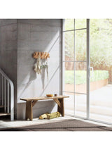 Houten pianokapstok met schuine dennennagels | Kapstok | Unieke wandkapstok voor entree of slaapkamer