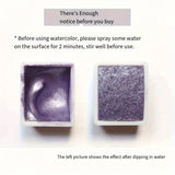 Pearl Waterverfverfset – 20 Kleuren in Vaste Vorm voor Schilderkunst en Kalligrafie