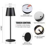 Stijlvolle Draadloze Tafellamp – Modern en Praktisch