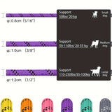 Reflecterende Hondenriem met Gevoerde Handgreep – Verstelbaar en Duurzaam voor Alle Honden