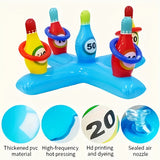 Opblaasbare Water Bowling Set – Leuk Poolspel voor Iedereen