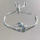 Zilveren Slangenarmband met Zirkonia – Lyra