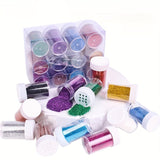 Glitter Set voor Handwerk – Perfect voor Feestdecoraties en Creatieve Projecten