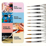 Precisie Detailkwast – Ideaal voor Nauwkeurig Schilderwerk en Gedetailleerd Kunstwerk