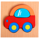 Houten leerpuzzel voor peuters – OntdekSet Montessori (1+1 GRATIS)