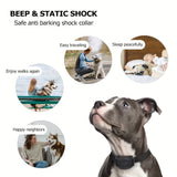 Oplaadbare Hondenhalsband – Vibratie- en Piepmodi voor Gedragscontrole