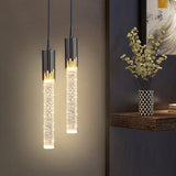 Glazen Hanglamp in Cilindervorm - Lustreau