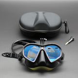 Tempered Duikmasker met Opbergcase - Duik Bril met Anti-Fog en Camerabevestiging