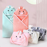 Schattige Kinderbadhanddoek - Voor Badplezier met een Knuffelbare Hoed