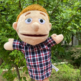 Lila Schattige Handpop - Creatief Speelgoed voor Kinderen