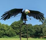 Metalen Vogel Windgenerator - Decoratieve Tuinornamenten