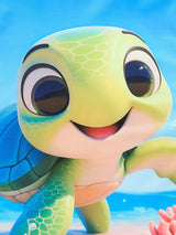 Turtle Print Zomer Set – Casual T-Shirt en Shorts voor Jongens