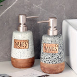 Vintage Keramische Zeepdispenser – 420ml voor Keuken of Badkamer