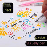Kleurige Gelpen Set voor Creatieve 3D-Designs – 3D ArtPen Set
