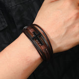 Spirituele Leren Armband - Voor de Moderne Man