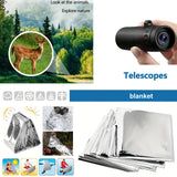 SurviveX Outdoor Survival Kit - Essentiële Gereedschappen voor Avonturen en Noodsituaties