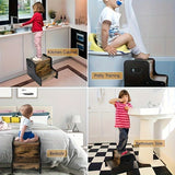 Rustieke Houten Stapelstoel - Voor Gemak en Veiligheid