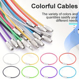 Stalen Kabel Keychains Set – Duurzame Sleutelhangers voor Reizen en Buitenactiviteiten