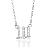 Zirkonia Engelengetallen-Halsketting – Seraphina