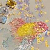 Pearl Waterverfverfset – 20 Kleuren in Vaste Vorm voor Schilderkunst en Kalligrafie