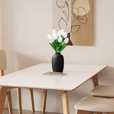 Set van 10 Kunstmatige Witte Tulpen – Perfect voor Bruiloften, Fotografie en Interieurdecoratie