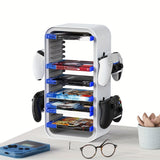 Universele Game Disc Opberghouder en Controller Display Stand – Voor PS5, PS4, Switch en Xbox