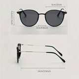 Stijlvolle Zonnebril voor Dames – Elegante Metaal- en Kunststof Combinatie voor Zonnige Dagen