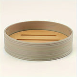 Moderne Badkamer Set met Bamboe Accenten – Georganiseerd en Elegant in Één