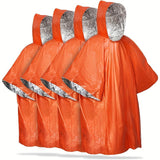 StormGuard Nood Poncho's - Waterdichte en Thermische Bescherming